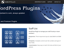 Tablet Screenshot of abcfolio.com